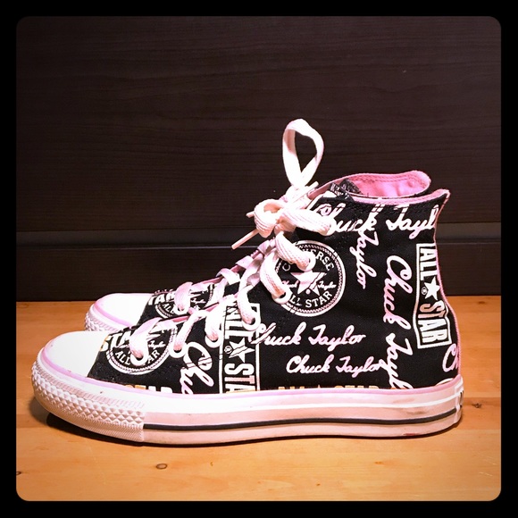 converse all star hi pink
